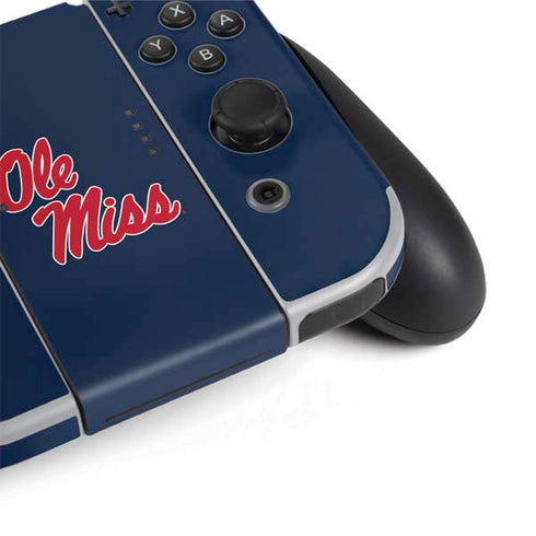 University of Mississippi Rebels Ole Miss Nintendo Switch OLED (2021) Skin